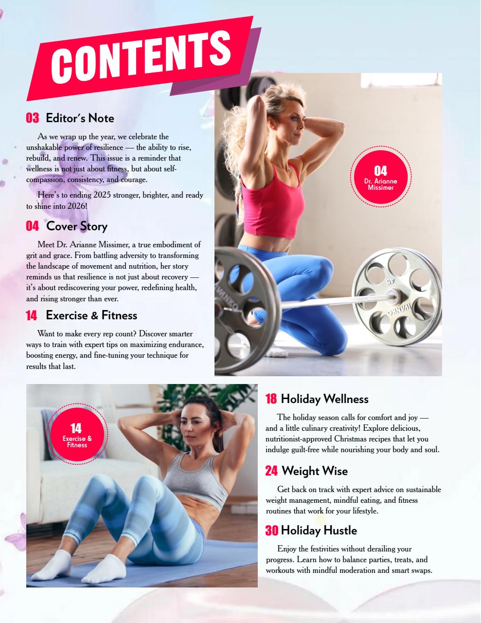 Women Fitness Preview Pages