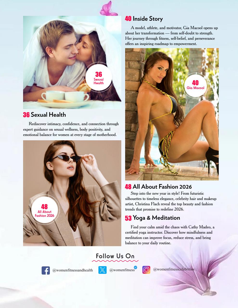 Women Fitness Preview Pages