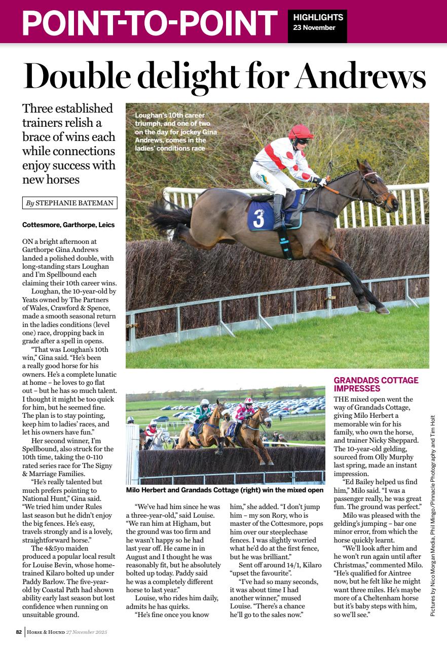 Horse & Hound Preview Pages