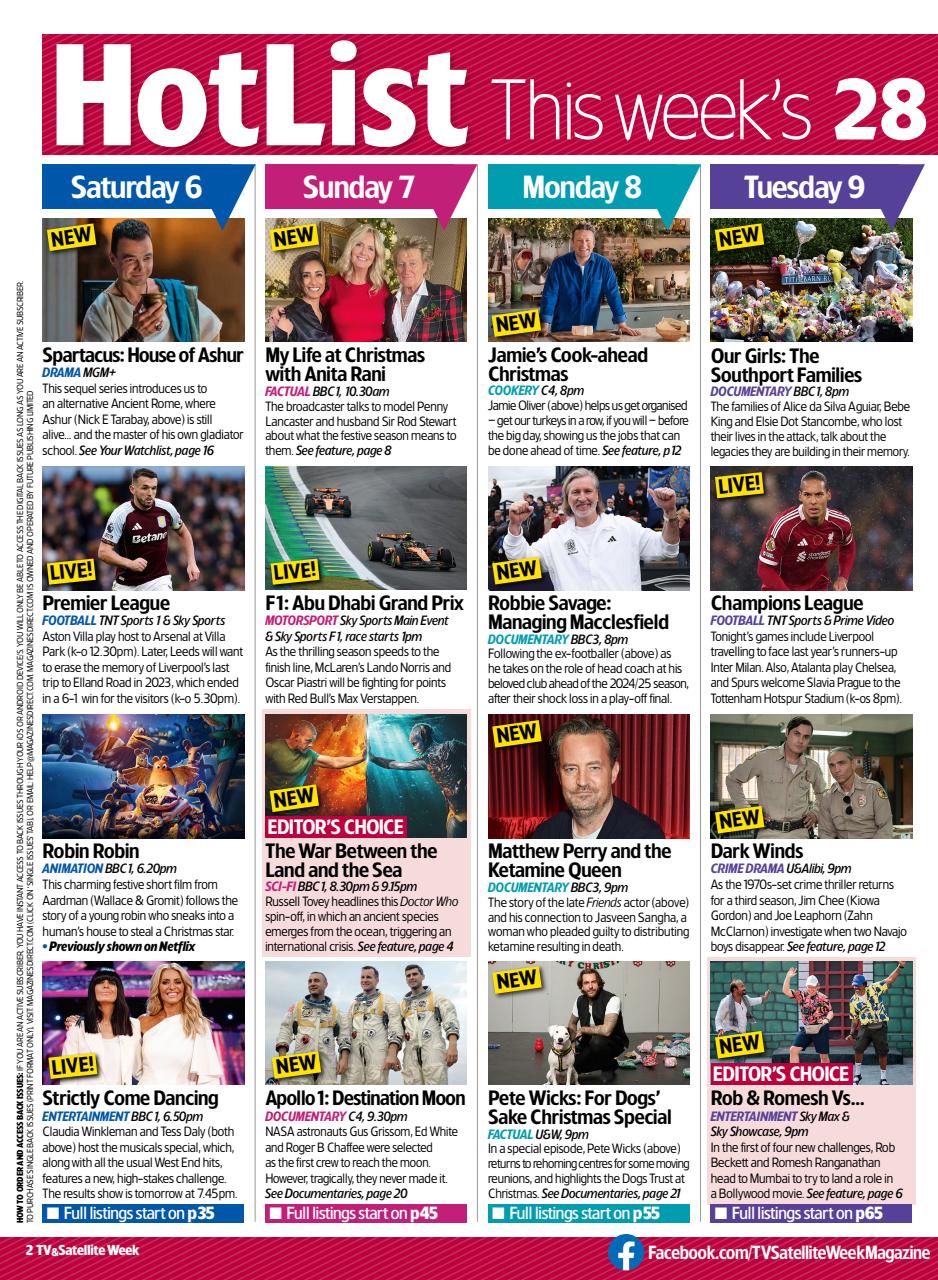TV & Satellite Week Preview Pages