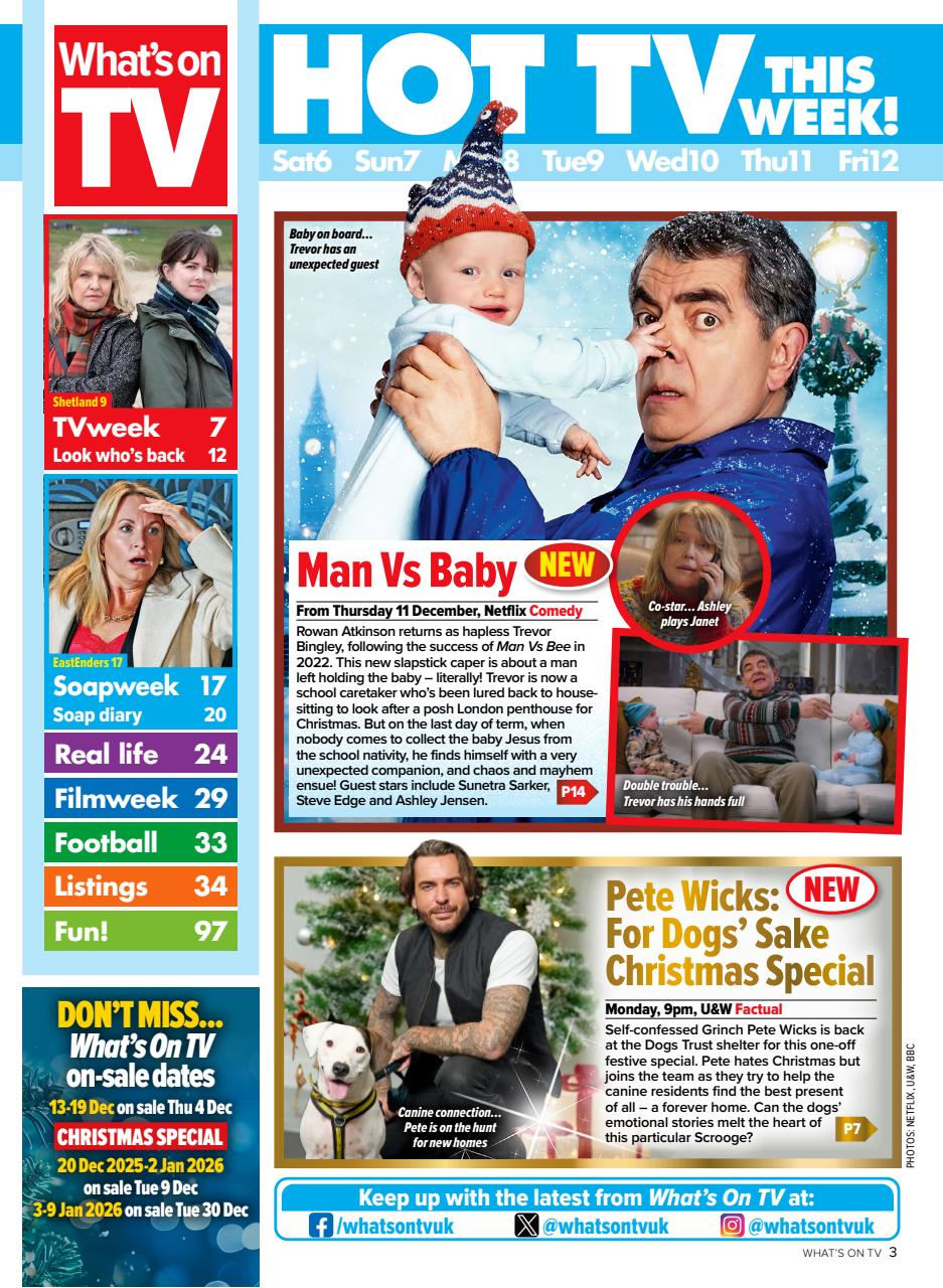 What's on TV Preview Pages