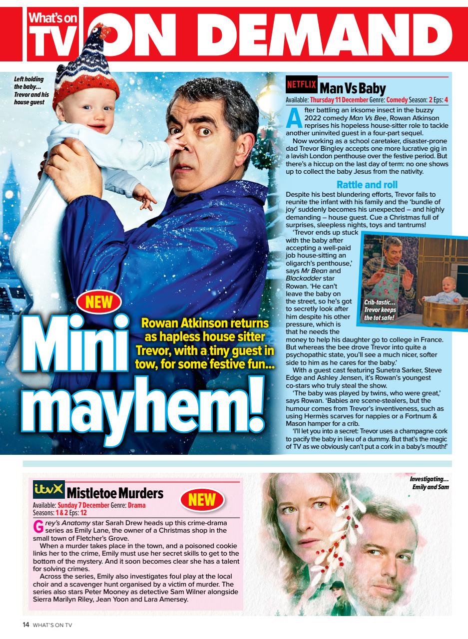 What's on TV Preview Pages
