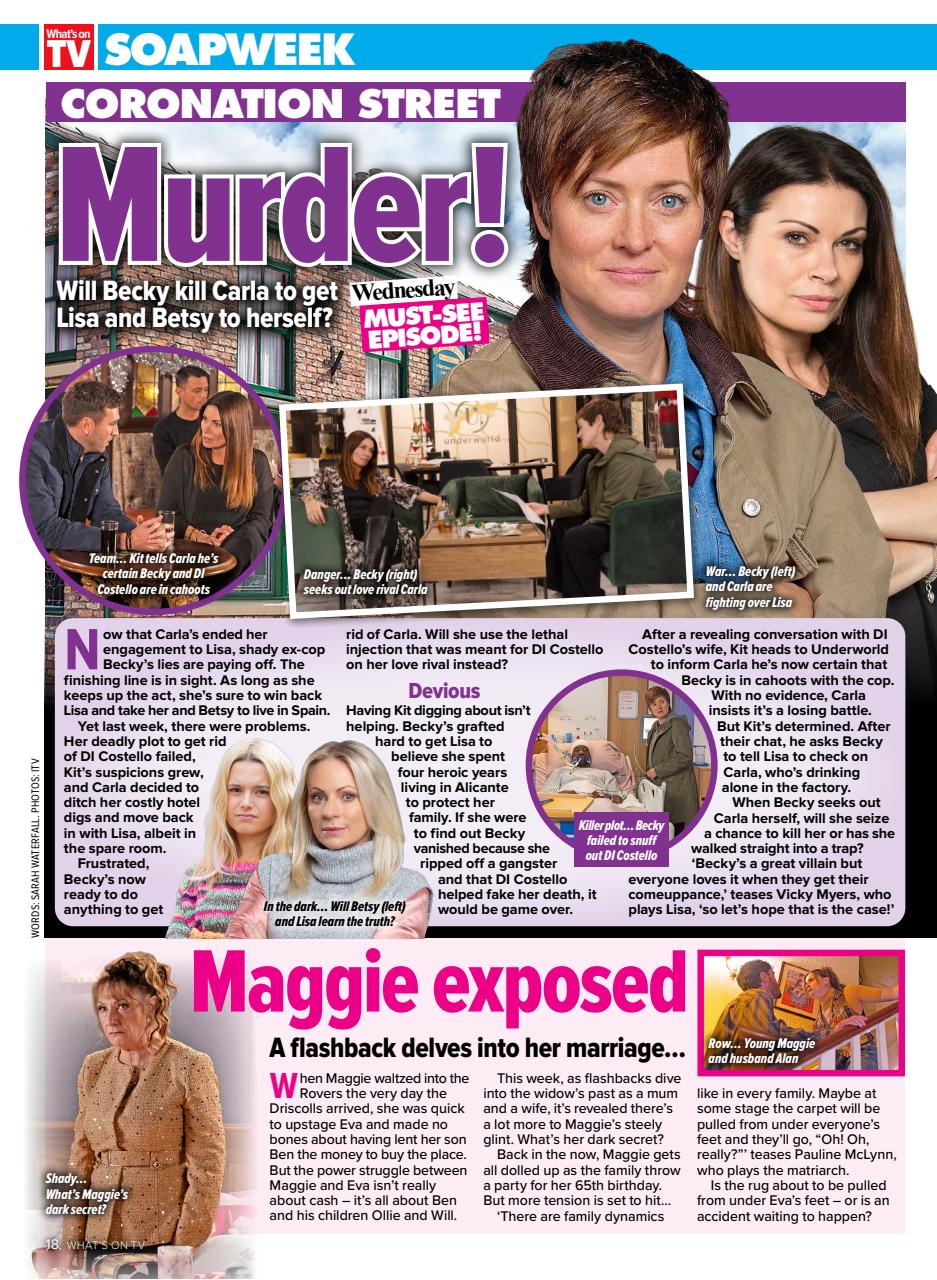 What's on TV Preview Pages