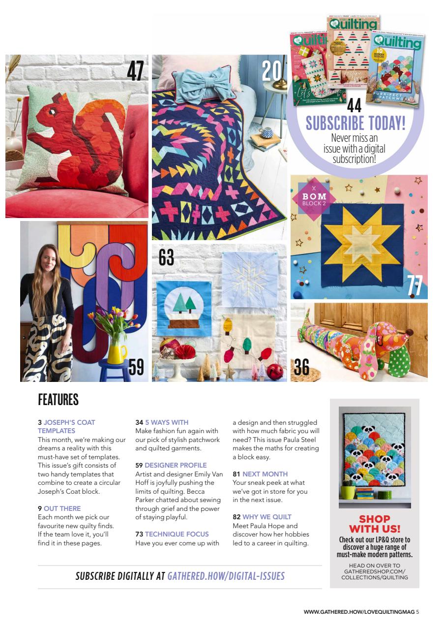 Love Patchwork & Quilting Preview Pages
