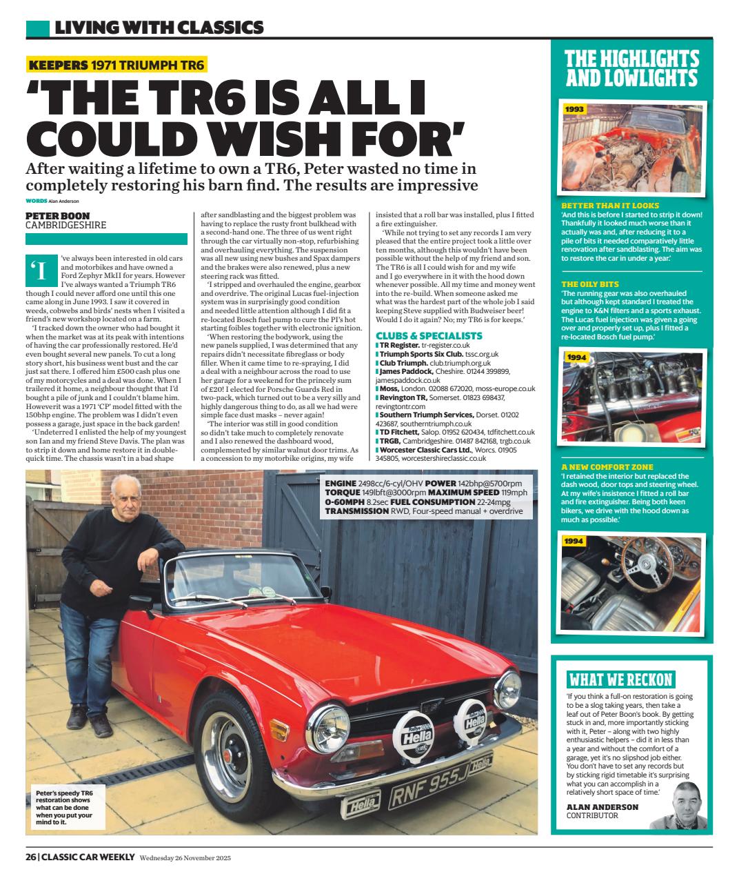 Classic Car Weekly Preview Pages