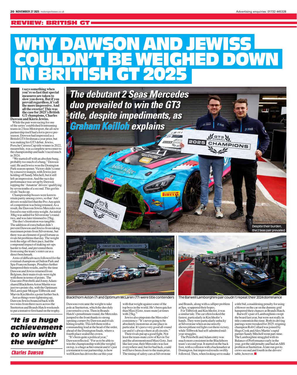 Motorsport News Preview Pages
