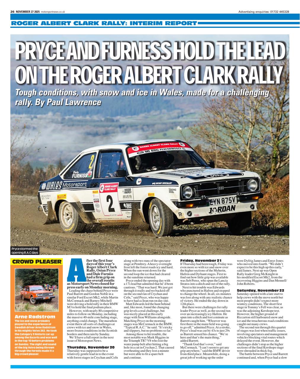 Motorsport News Preview Pages