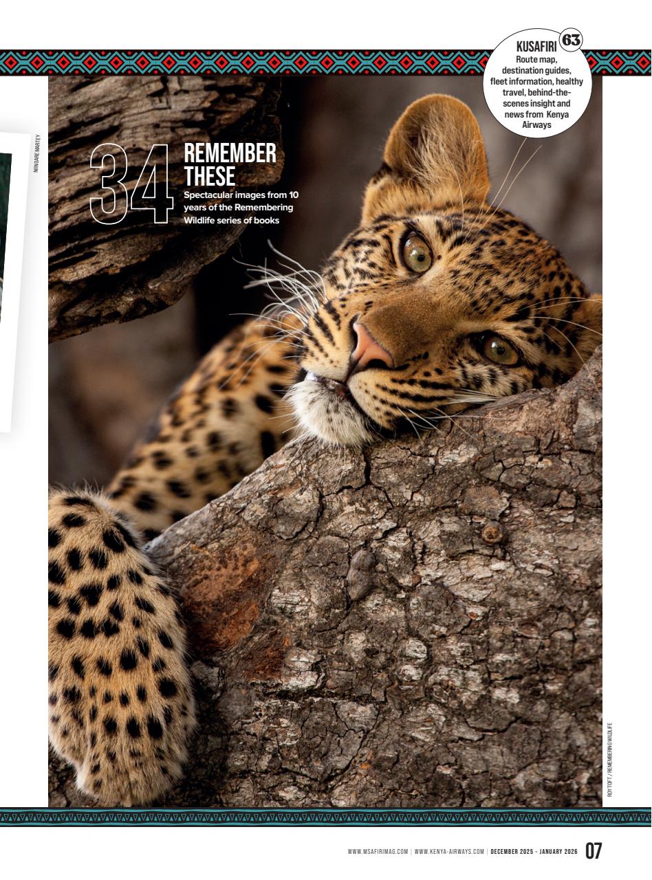 MSAFIRI – Kenya Airways Inflight Preview Pages