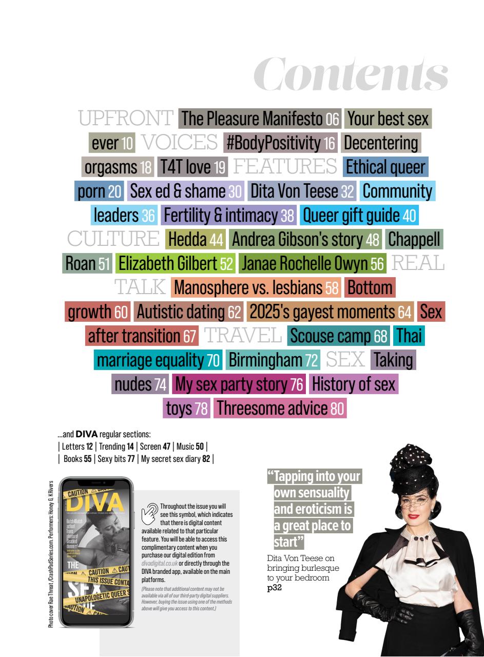 DIVA Magazine Preview Pages