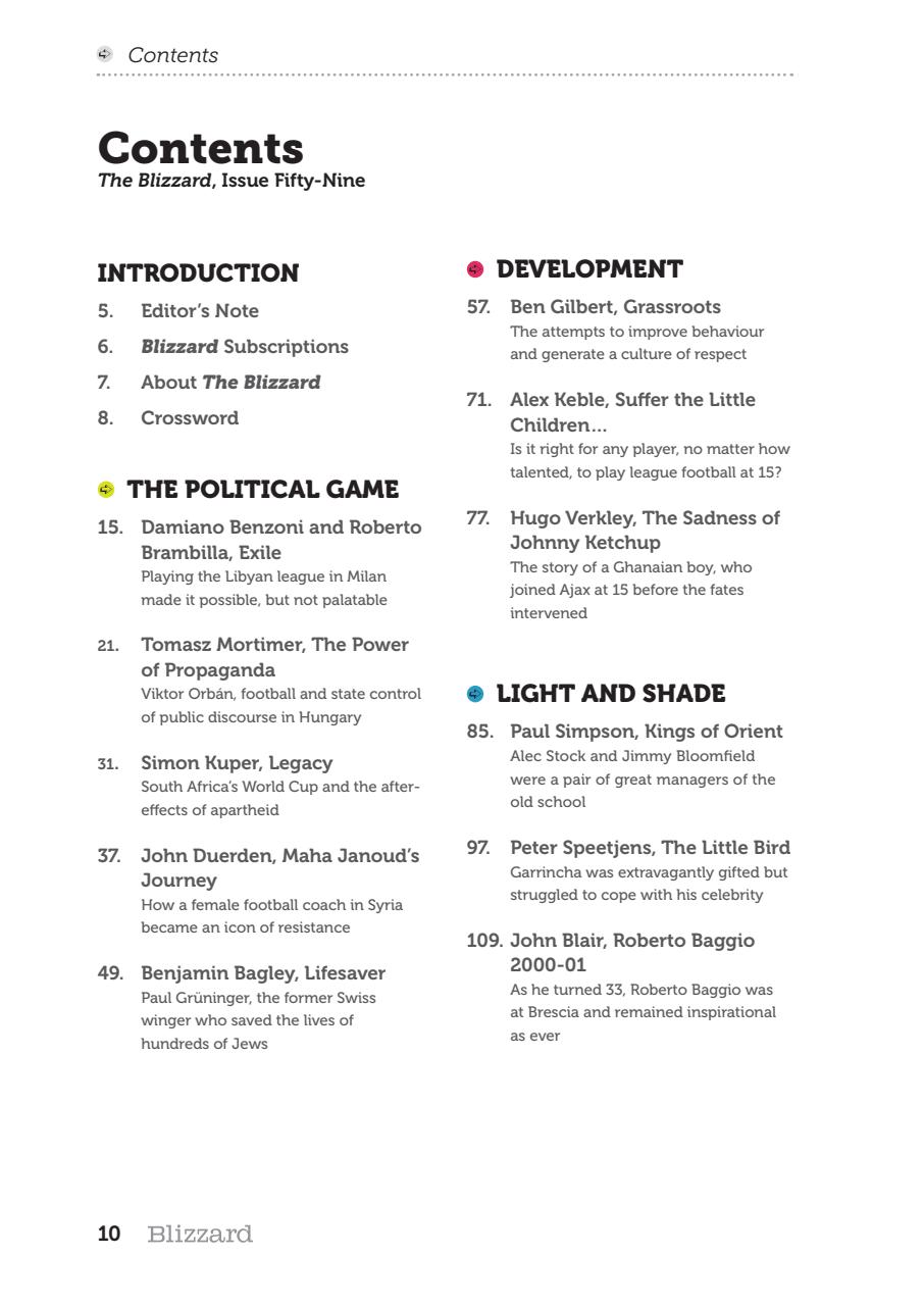 The Blizzard Preview Pages