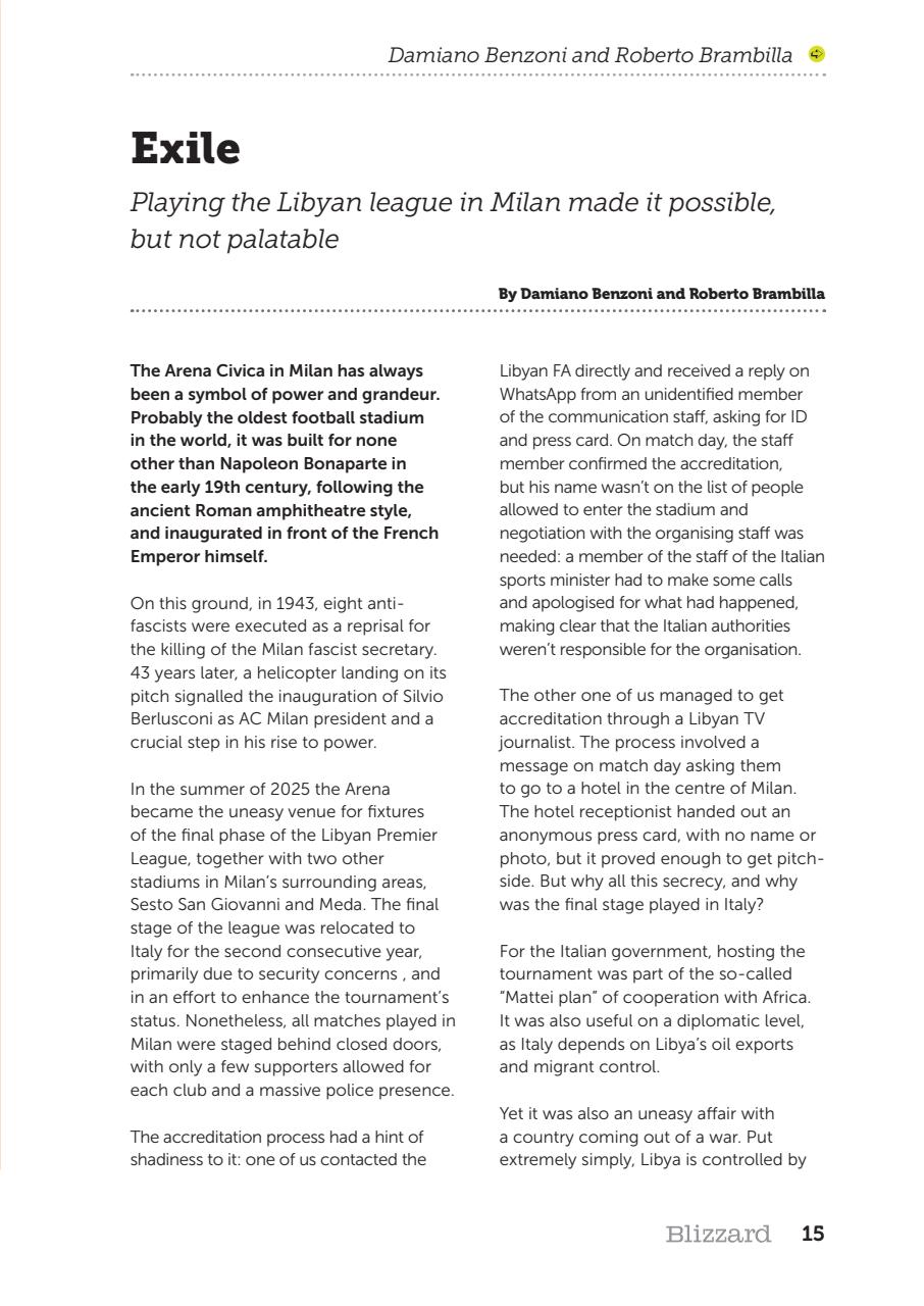 The Blizzard Preview Pages