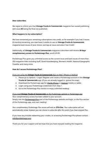 Important Notice issue Important Notice