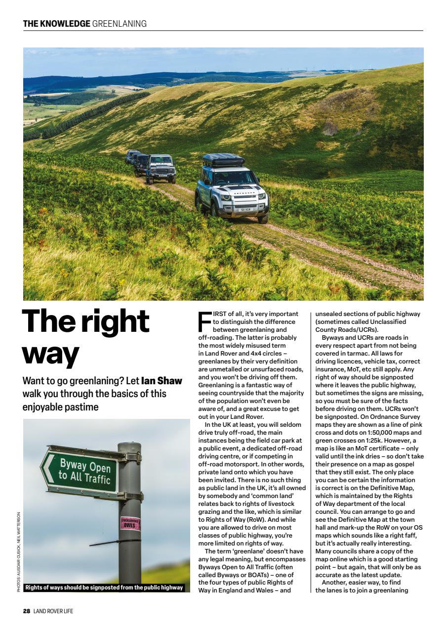 Land Rover Life Preview Pages