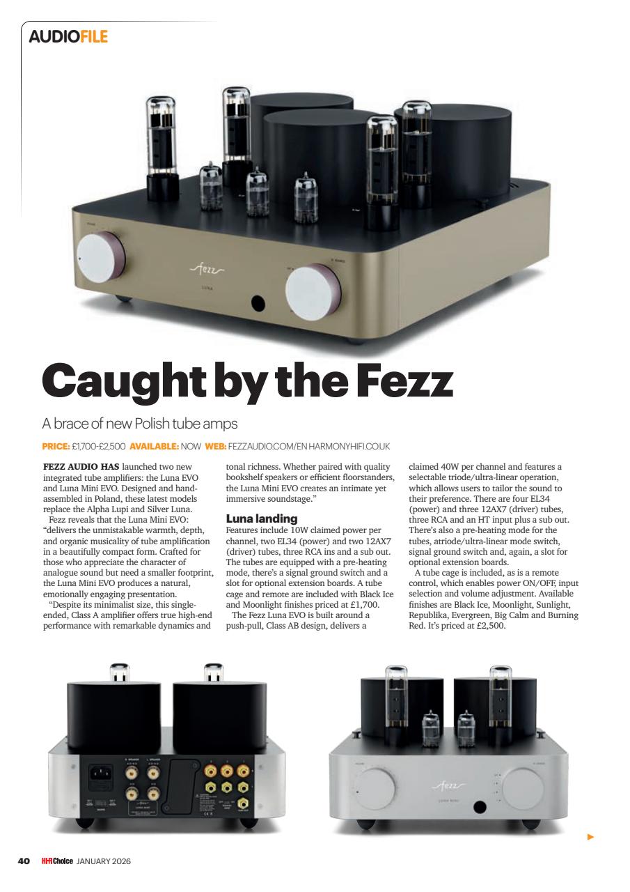 Hi-Fi Choice Preview Pages