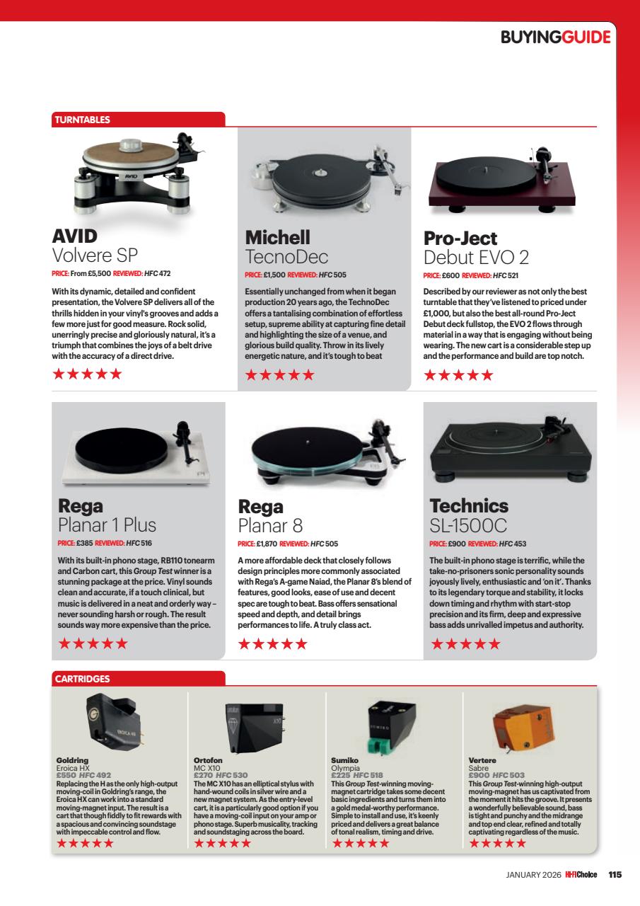 Hi-Fi Choice Preview Pages