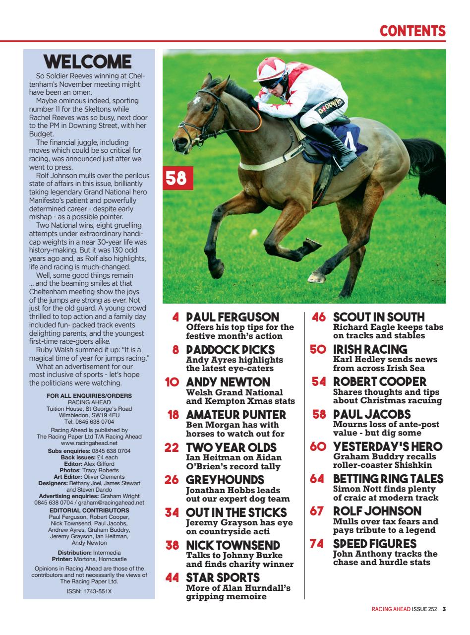 Racing Ahead Preview Pages