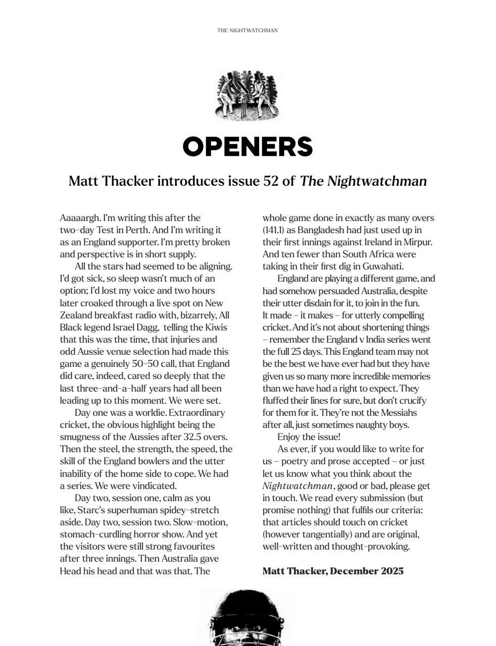 The Nightwatchman Preview Pages