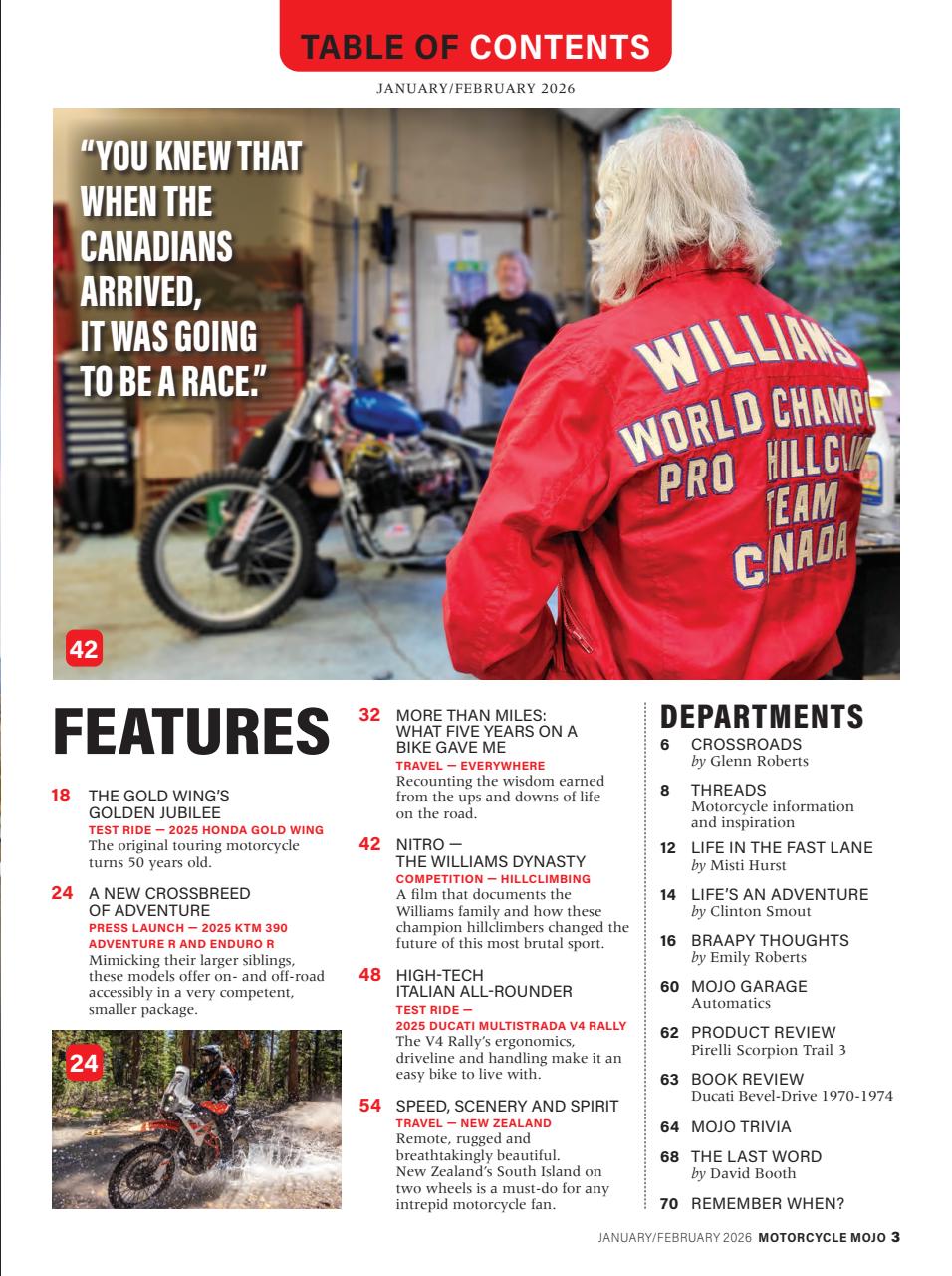 Motorcycle Mojo Preview Pages