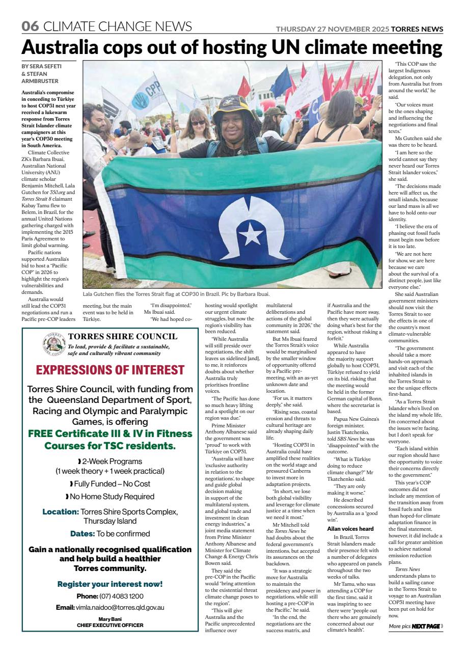 Torres News Preview Pages