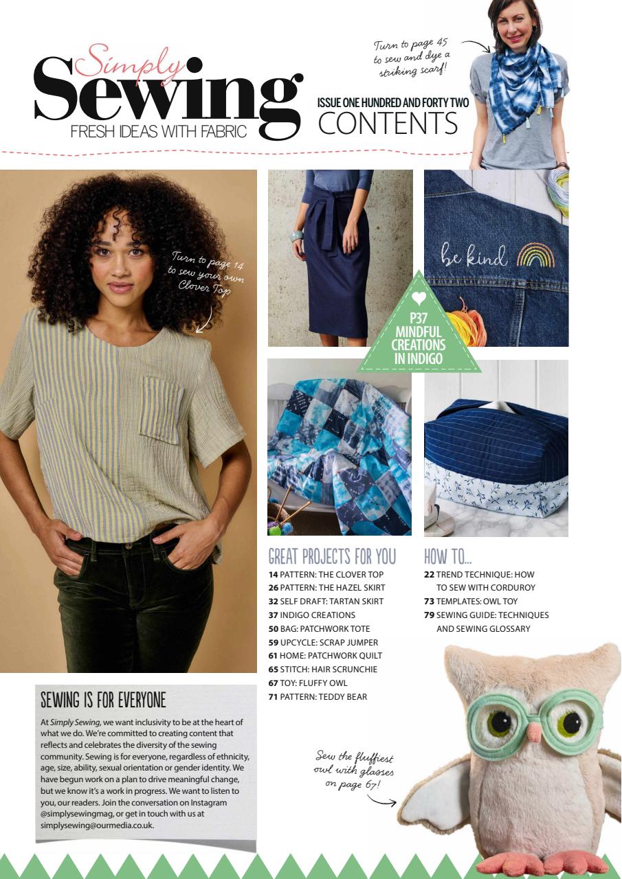 Simply Sewing Preview Pages