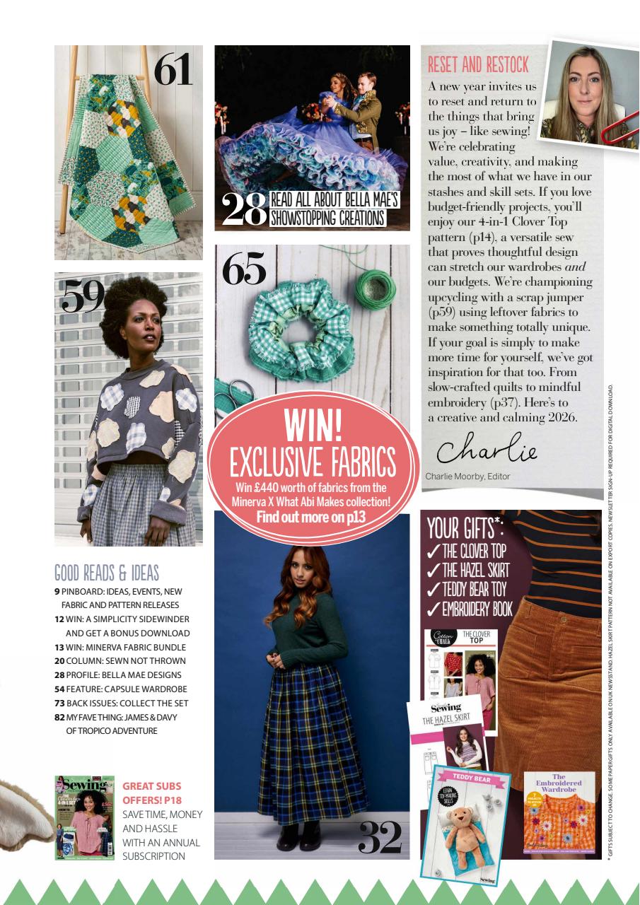 Simply Sewing Preview Pages