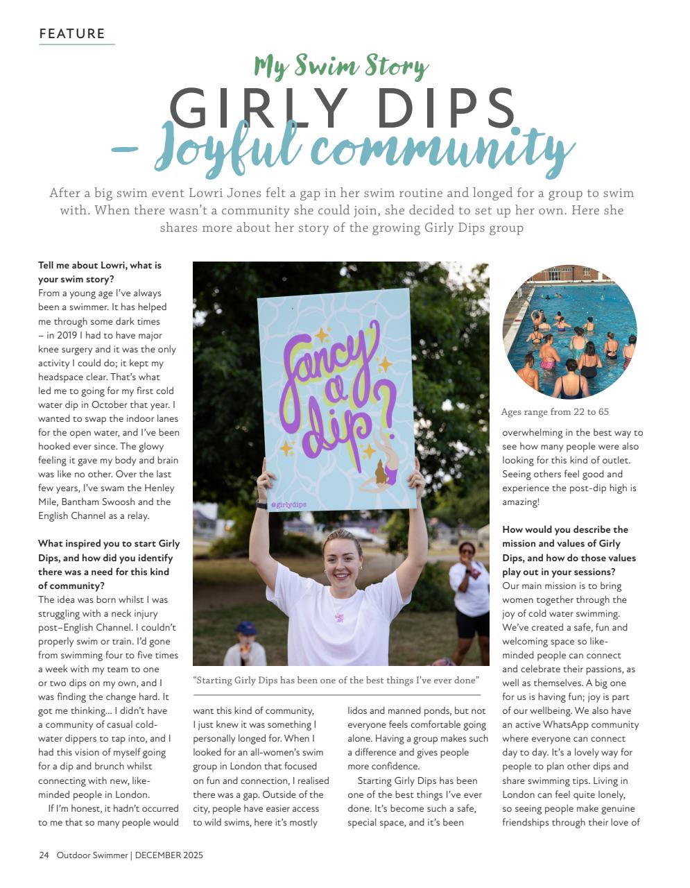 Outdoor Swimmer Preview Pages