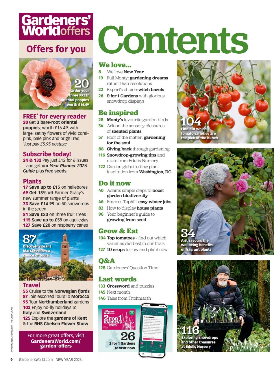 BBC Gardeners’ World Magazine Preview Pages
