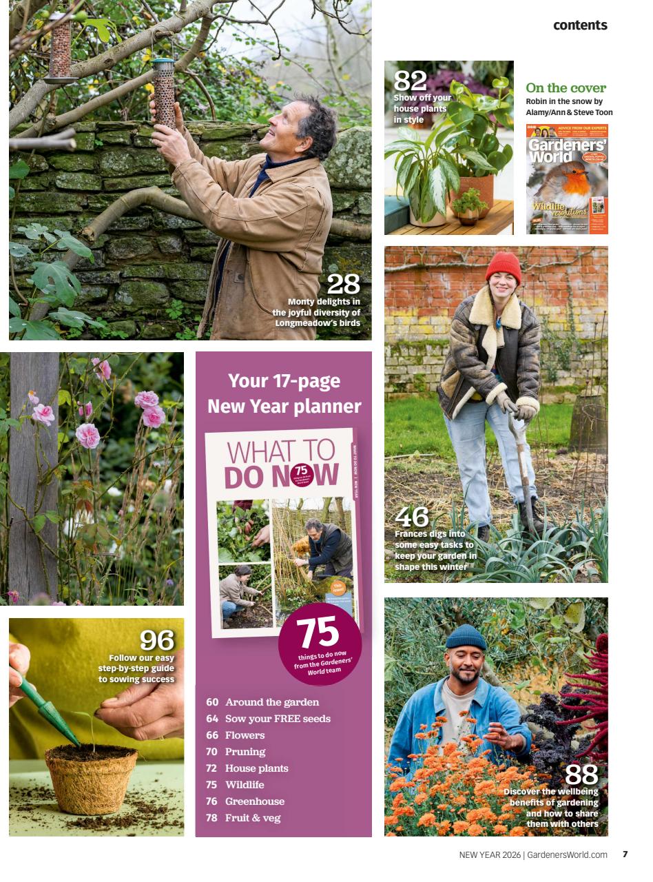 BBC Gardeners’ World Magazine Preview Pages