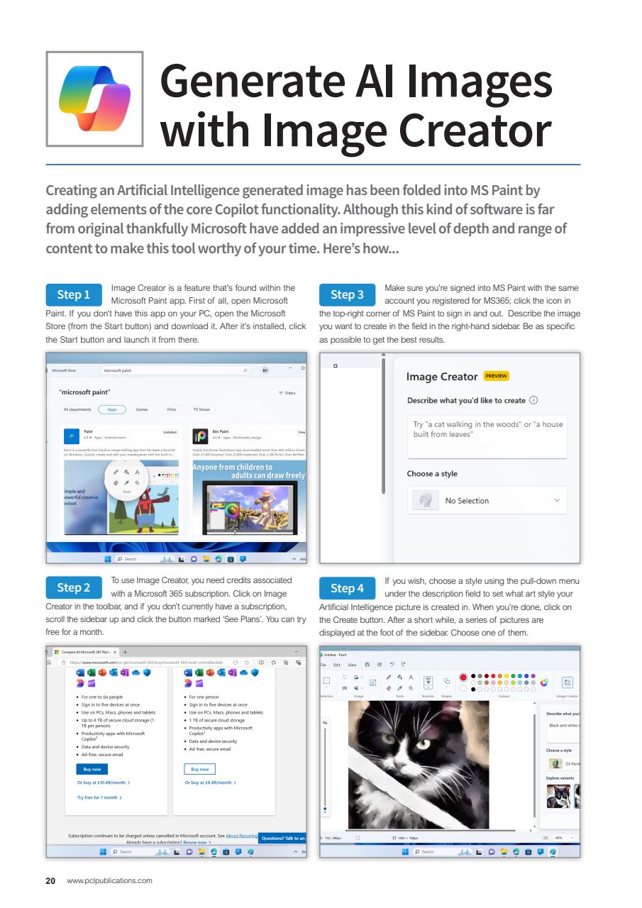 Windows User Preview Pages