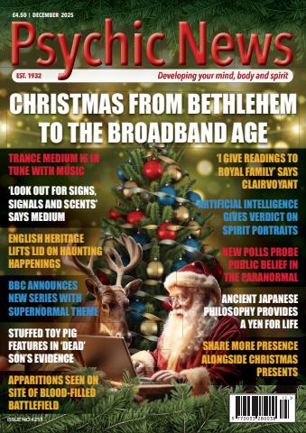 Psychic News issue December 2025