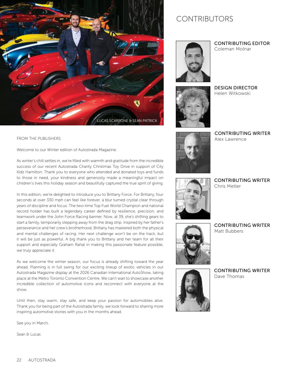 Autostrada Magazine Preview Pages