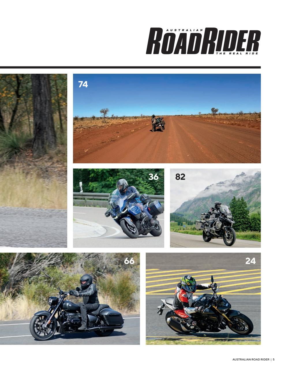 Australian Road Rider Preview Pages