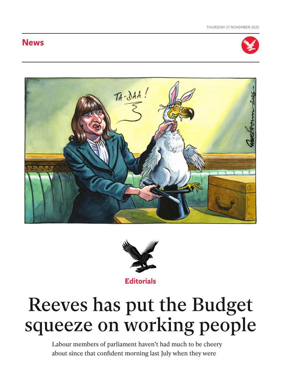 The Independent Daily Edition Newspaper Preview Pages