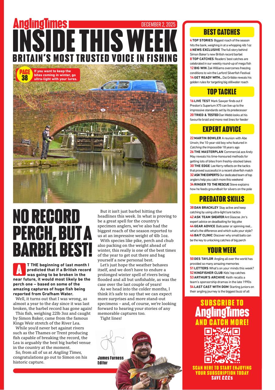 Angling Times Preview Pages