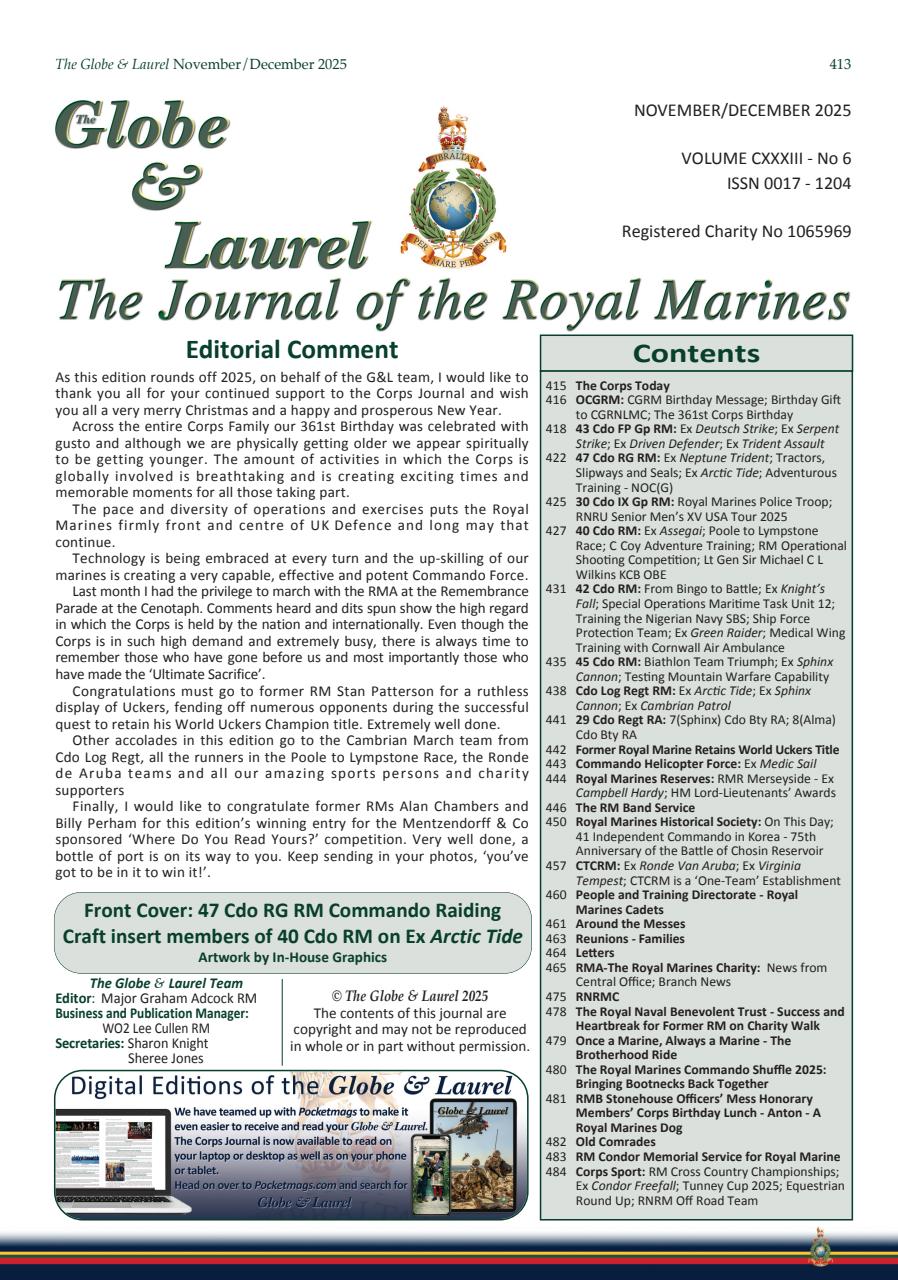 Globe & Laurel Preview Pages