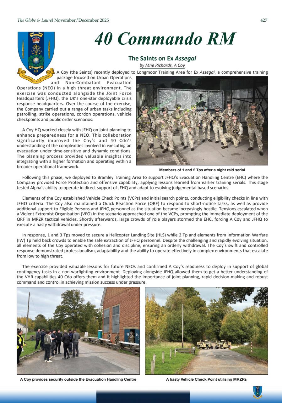 Globe & Laurel Preview Pages