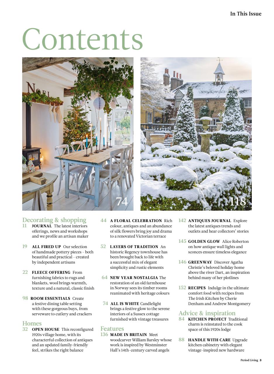 Period Living Magazine Preview Pages
