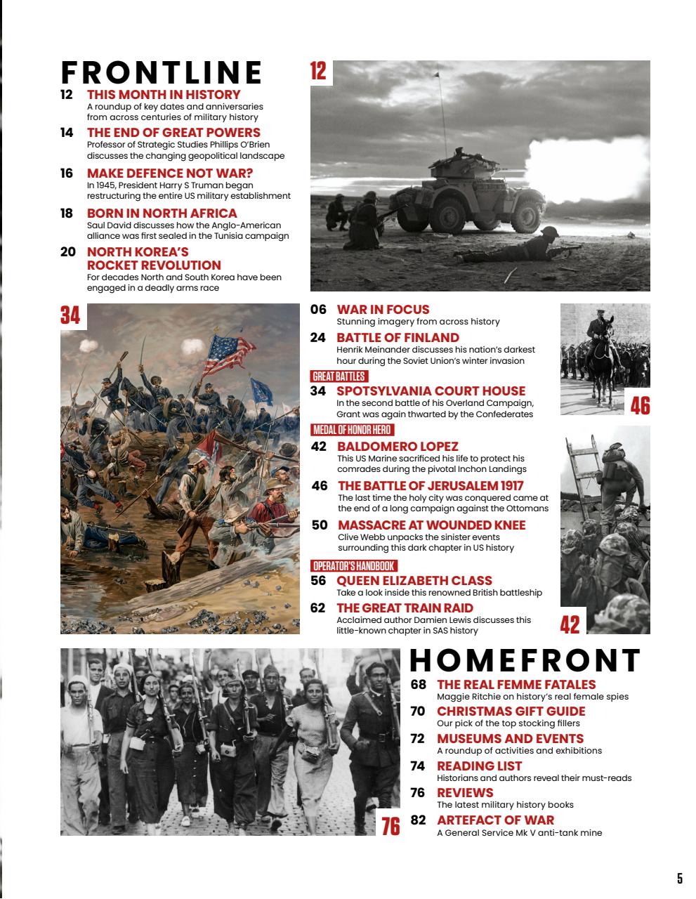 History of War Preview Pages