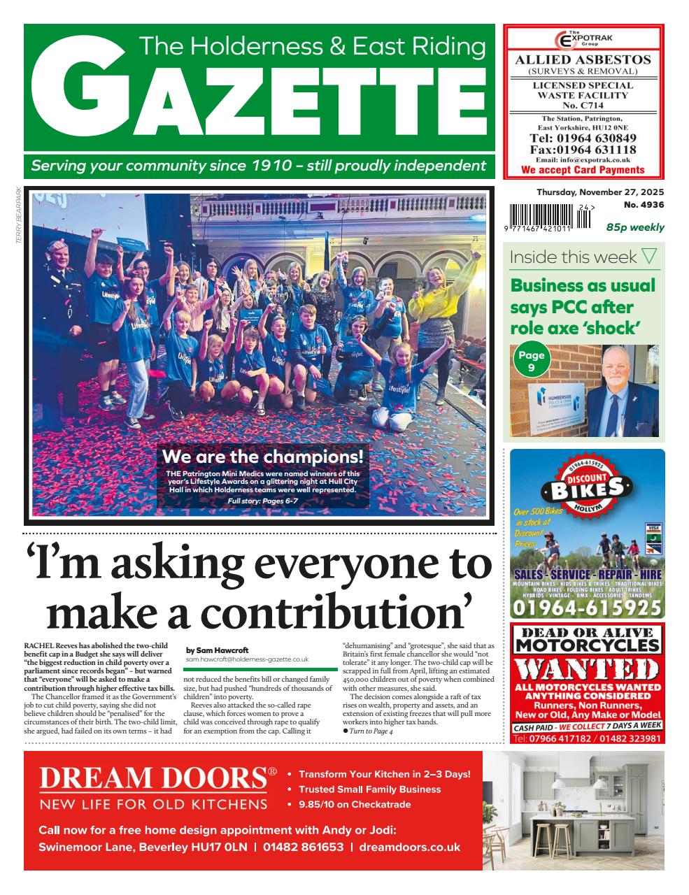 The Holderness & Hornsea Gazette Preview Pages
