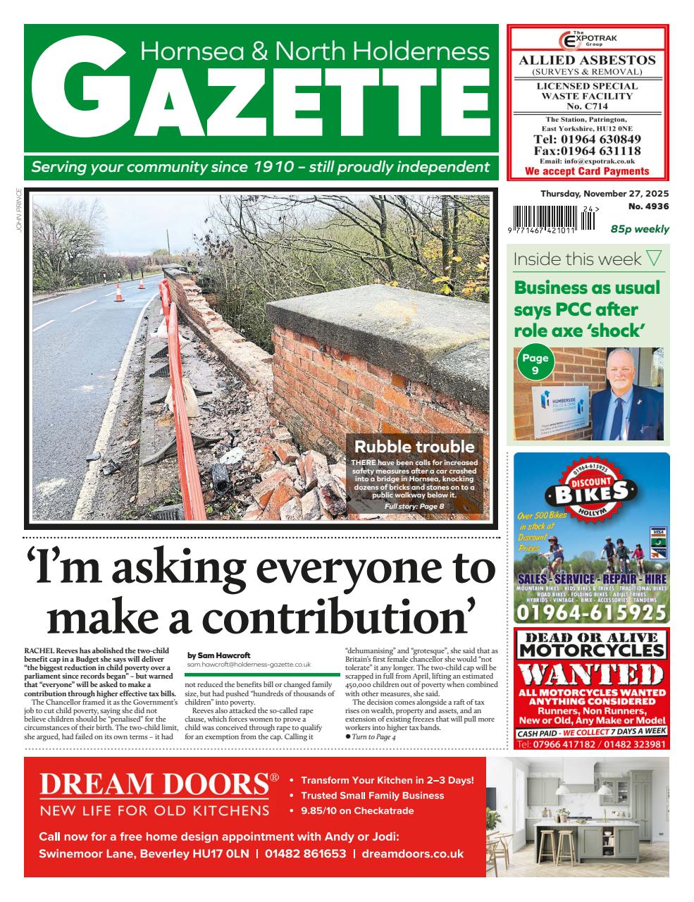 The Holderness & Hornsea Gazette Preview Pages
