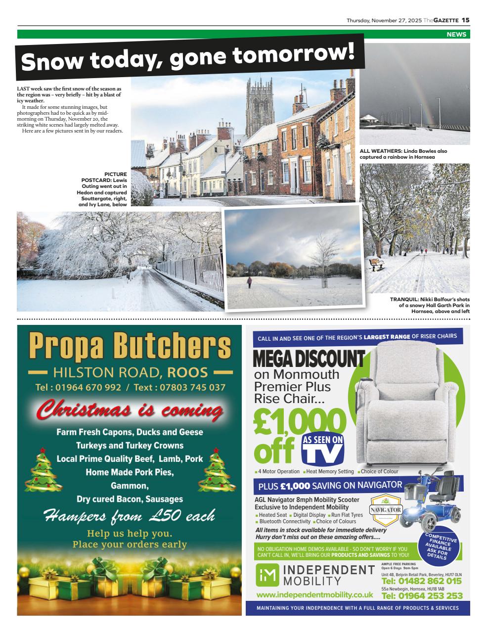 The Holderness & Hornsea Gazette Preview Pages