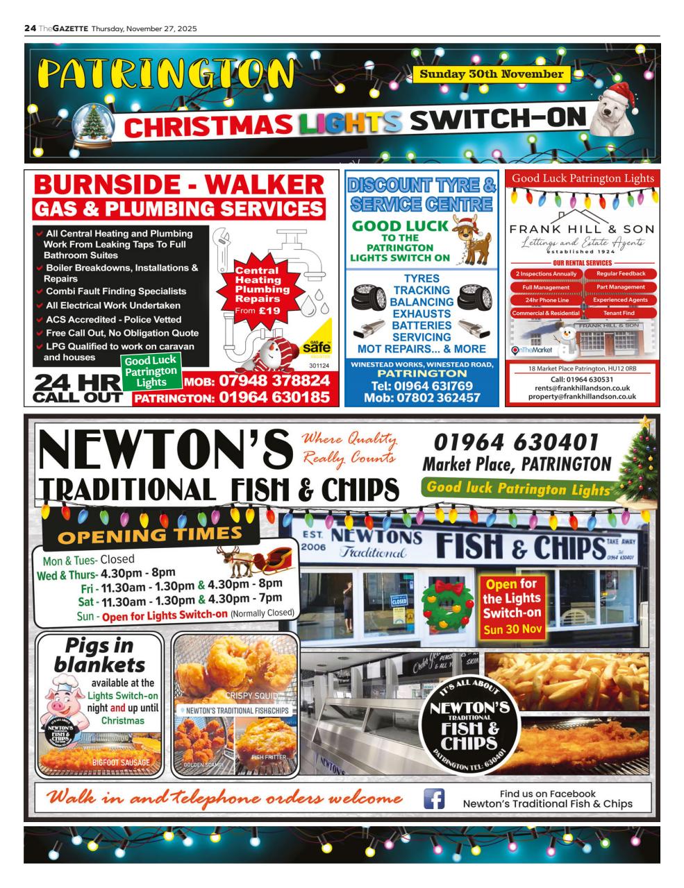 The Holderness & Hornsea Gazette Preview Pages