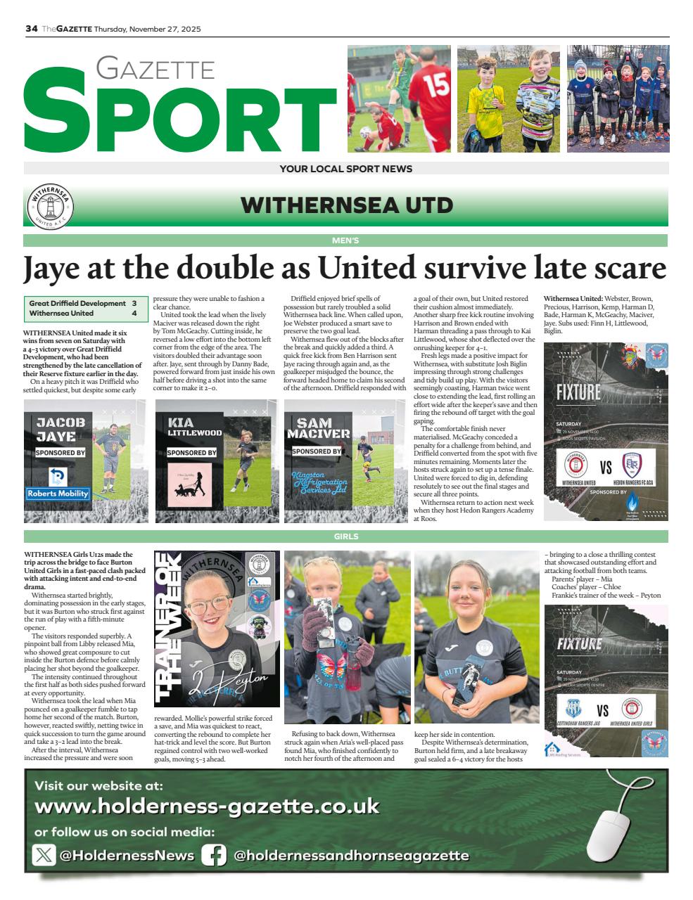 The Holderness & Hornsea Gazette Preview Pages