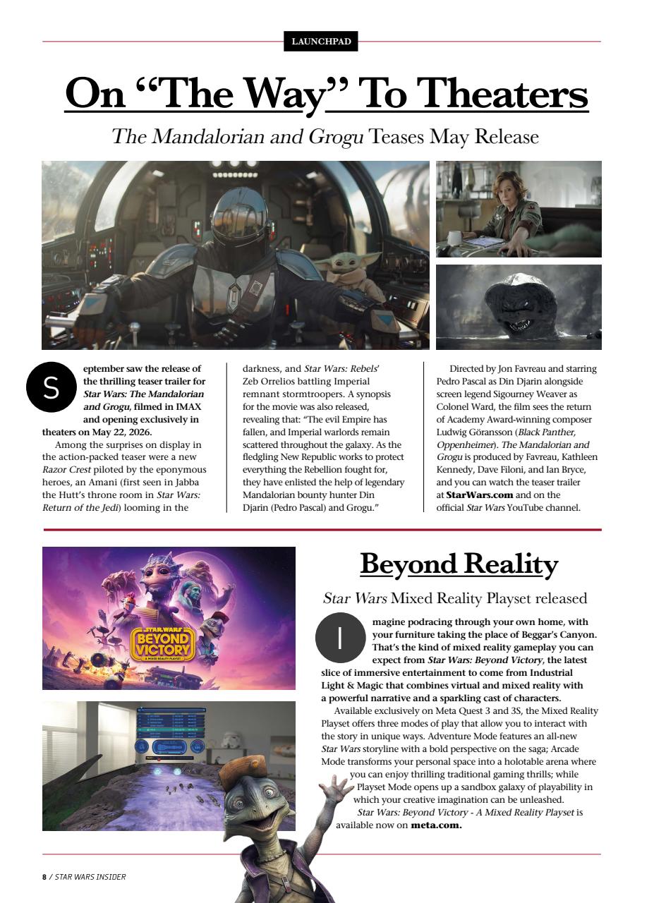 Star Wars Insider Preview Pages