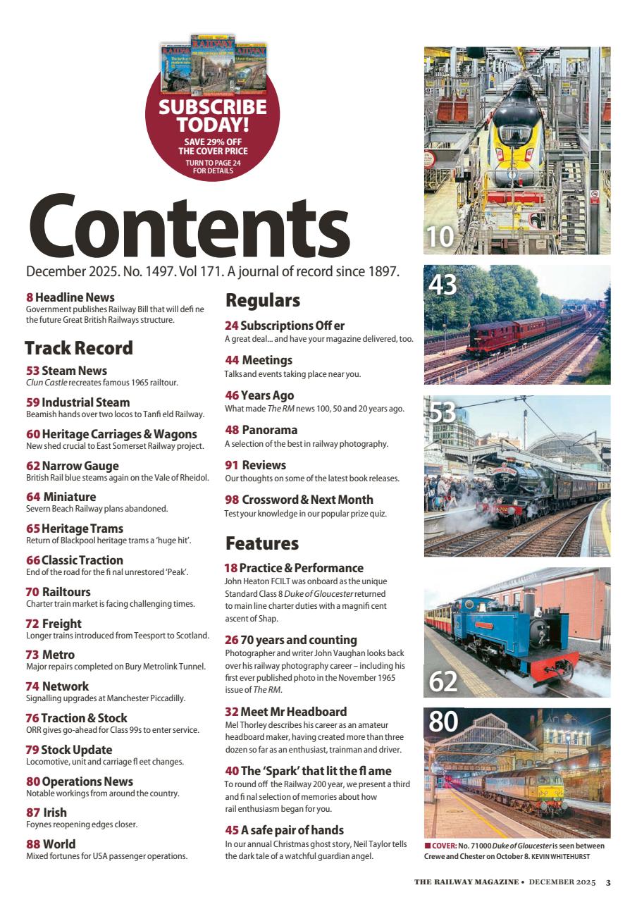 Railway Magazine Preview Pages