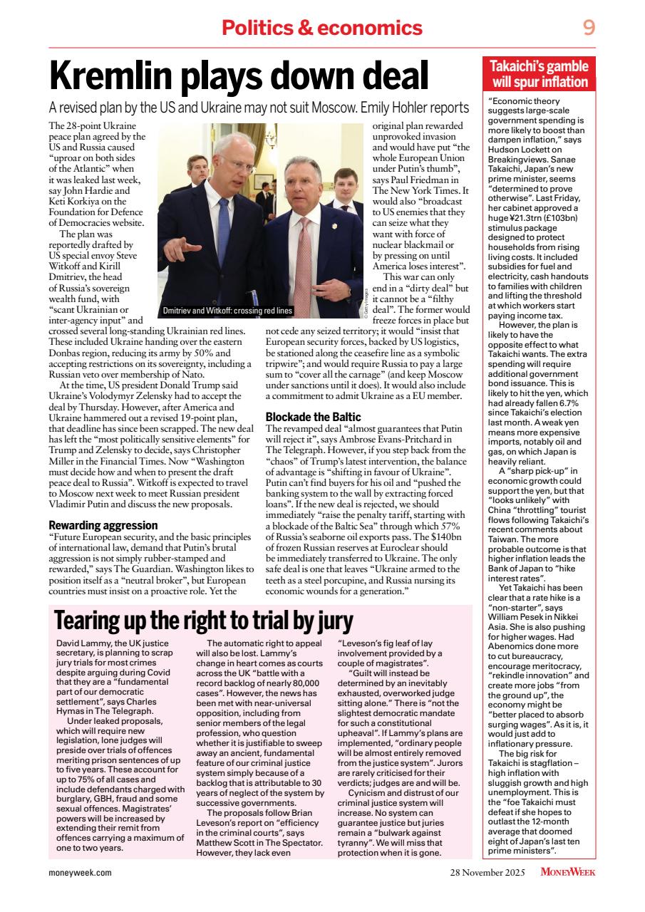 MoneyWeek Preview Pages