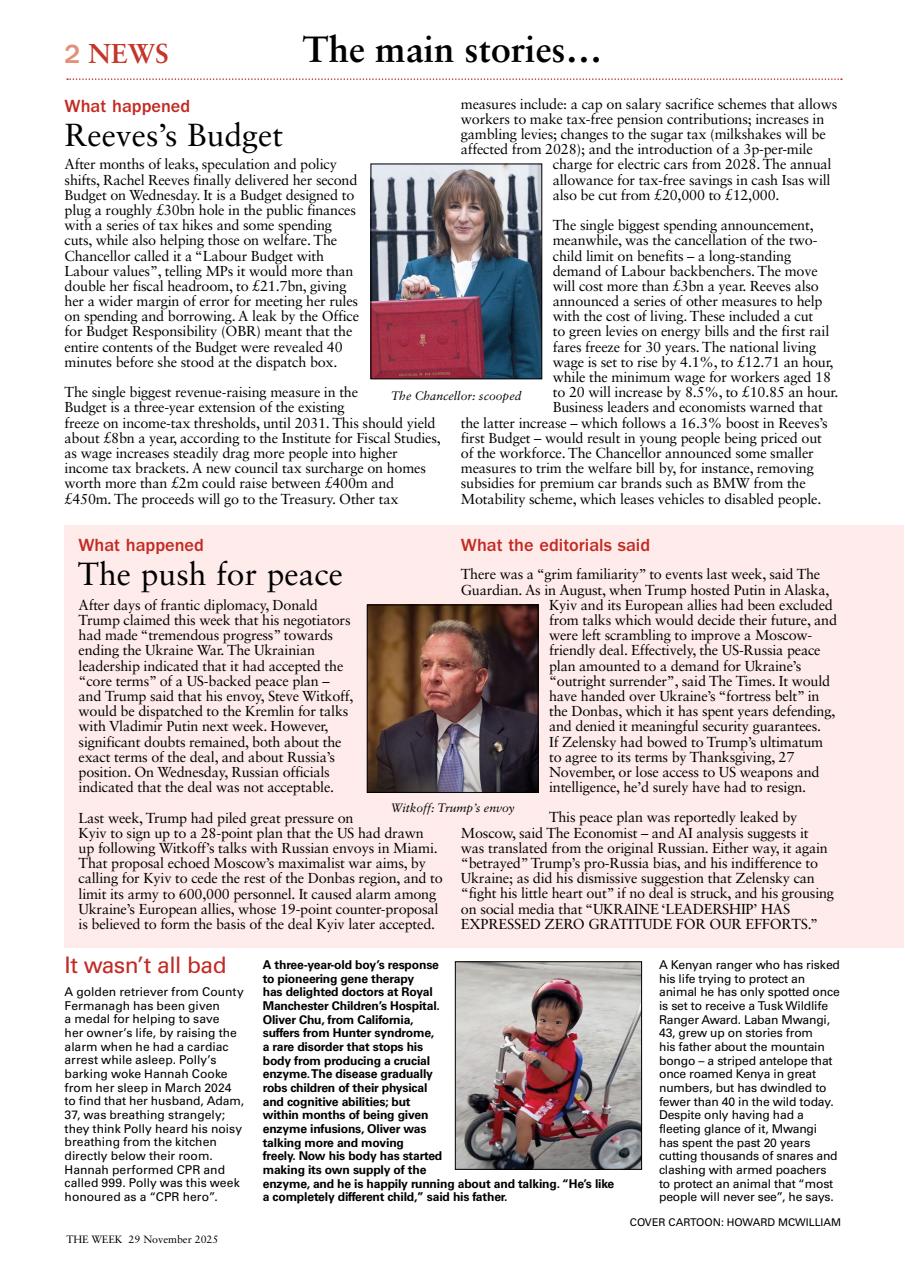 The Week Preview Pages