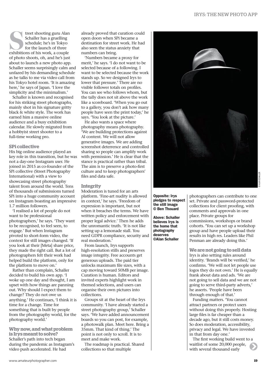 Amateur Photographer Preview Pages