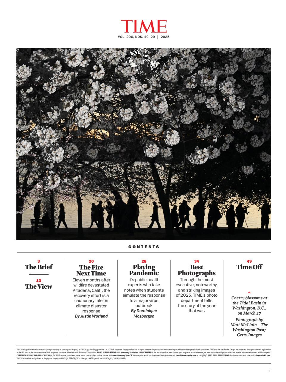 TIME Magazine Asia Preview Pages