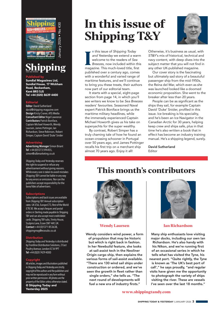 Shipping Today & Yesterday Preview Pages